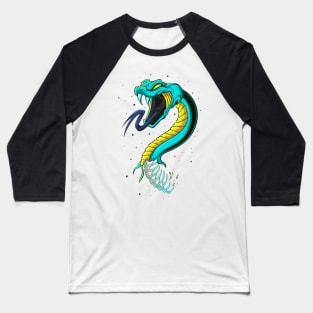 The great Japanese Snake - Venomous creature - Illustration Baseball T-Shirt